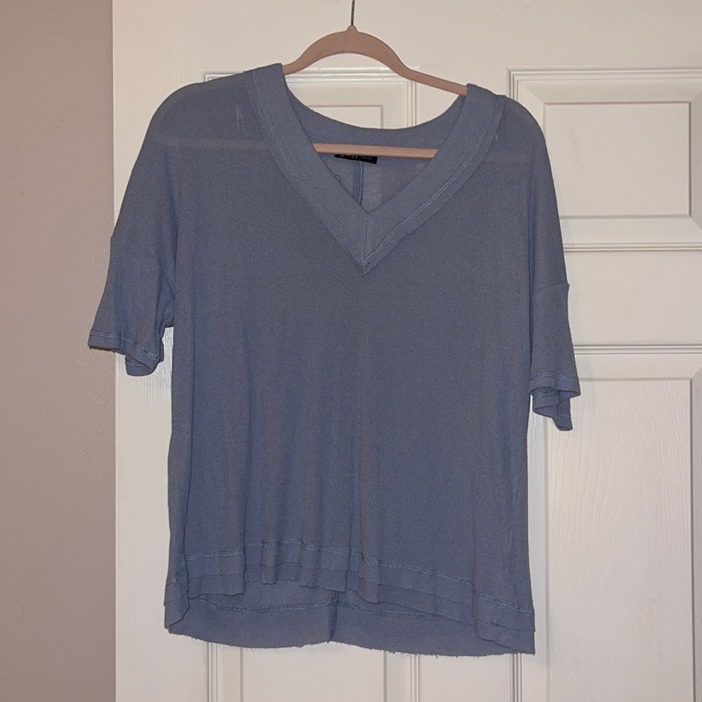 Very J Blue Oversized Shirt